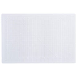 Dahle Vantage 10681 Premium Self-Healing Cutting Mat  12""""x18""""  1/2"""" Grid  5 Layers for Max Healing  Perfect for Crafts & Sewing  Clear