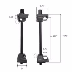 OEMTOOLS 25550 MacPherson 10.75 Inch Strut Spring Compressor  Set of 2 Universal Spring Compressor Tools  9.75 Inch Maximum Safe Opening