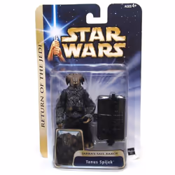 Star Wars: Return of the Jedi Jabbas Sail Barge Tanus Spijek w/Blaster & Base