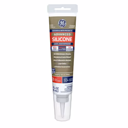 Momentive Performance Materials GE284 2.8-Ounce Silicone II Premium Waterproof Kitchen and Bath Squeeze Tube  Clear