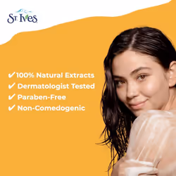 St. Ives Exfoliating Apricot Body Wash/Shower gel For Women| 100% Natural Extracts | Cruelty Free | Paraben Free |473ml  White