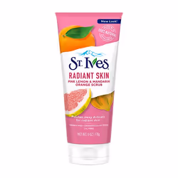 St. Ives Radiant Skin Pink Lemon & Mandarin Orange, Cleansing scrub, Unisex, Brightening, Exfoliation, Smoothing, Tube, Cream ...