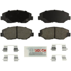 BOSCH BE914H Blue Ceramic Disc Brake Pad Set With Hardware - Compatible With Select Acura ILX; Honda Accord  Civic  CR-V  Element  Fit; FRONT