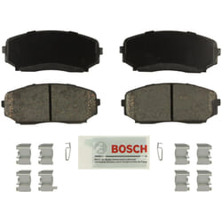 BOSCH BE1258H Blue Ceramic Disc Brake Pad Set With Hardware - Compatib
