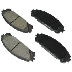 BOSCH BE1324H Blue Ceramic Disc Brake Pad Set With Hardware - Compatible With Select Lexus NX200t  NX300h  RX350  RX450h; Toyota Highlander  Sienna; F