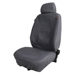 DICKIES 40319 Gray  2-Piece Seat Cover with Matching Headrest Covers