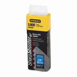 Stanley TRA706T SharpShooter Heavy-Duty Tacker Staples  3/8-Inch Leg Length  1000/Box