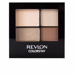 REVLON ColorStay 16 Hour Eyeshadow Quad with Dual-Ended Applicator Brush  Longwear  Intense Color Smooth Eye Makeup for Day & ...
