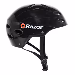 Razor V17 Youth Skateboard Scooter Bike Sport Helmet  Glossy Black 97778