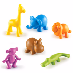 Learning Resources Wild About Animals Jungle Counters Counting & Sorting Toy 72 Pieces Ages 3+