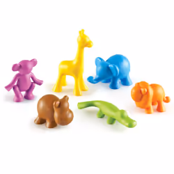 Learning Resources Wild About Animals Jungle Counters  Counting & Sorting Toy  72 Pieces  Ages 3+