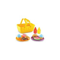 Learning Resources New Sprouts Picnic Set, Toddler Outdoor Toys, Pretent Play Food, Ages 18 mos+