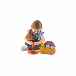 Learning Resources New Sprouts Picnic Set, Toddler Outdoor Toys, Pretent Play Food, Ages 18 mos+