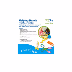 Learning Resources Helping Hands Fine Motor Tool Set Toy - 4 Pieces  A