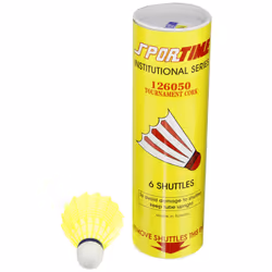 Sportime Badminton Shuttlecocks - Tournament Yeller - Pack of 6 - 006737