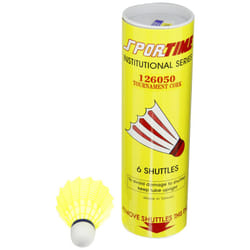 Sportime Badminton Shuttlecocks - Tournament Yeller - Pack of 6 - 006737