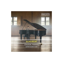 SCHUBERT  WARMTH - MATHIEU GAUDET - CD