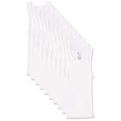 Hanes Boys' Tank Undershirt  EcoSmart Cotton Shirt  Multiple Packs Available  White-10  X-Large