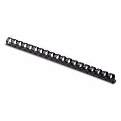 Fellowes Plastic Combs, Black, 1.27 cm, 273 x 12.7 x 12.7 mm