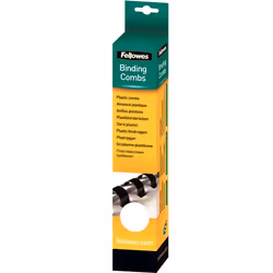 Fellowes 5330403, White, 40 sheets, Plastic, A4, 8 mm, 8 mm