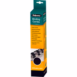Fellowes 5331502, Black, 80 sheets, PVC, A4, 12 mm, 12 mm