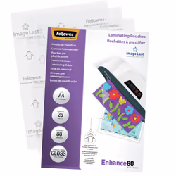 Fellowes ImageLast A4 80 Micron Laminating Pouch - 25 pack - Additional view 4