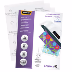 Fellowes ImageLast A3 80 Micron Laminating Pouch - 25 pack - Additional view 4
