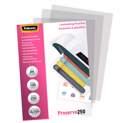 Fellowes A4 Glossy 250 Micron Laminating Pouch - 100 pack - Additional view 5