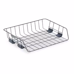 Fellowes Workstation Wire Tray  Side Load  Letter  Black (62112)