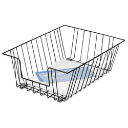 Fellowes Workstation Legal Size Desk Tray Organizer  Wire  Black (65112)