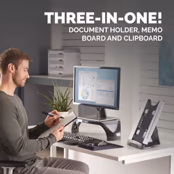Fellowes 8033201 document holder Plastic Black, Silver - Additional view 5