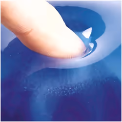 Fellowes Mouse Mat Wrist Support - Crystals Gel Mouse Pad with Non Slip Rubber Base - Ergonomic Mouse Mat for Computer, Laptop, Home Office Use - Compatible with Laser and Optical Mice - Blue - Additional view 6