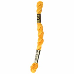 DMC 115 5-742 Pearl Cotton Thread  Light Tangerine  Size 5