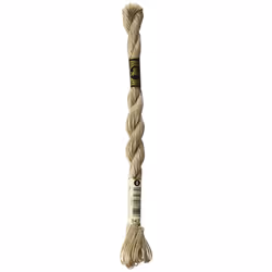 DMC Pearl Cotton Skein Size 5 27.3yd Very Light Beige Brown