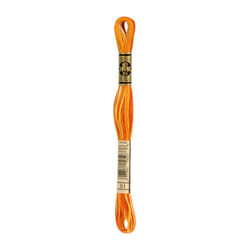 DMC Mouline floss/skein for sewing/embroidery - 8 metres - 51 - Oranges
