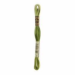 DMC Thread 6-Strand Embroidery Cotton 8.7 Yards Variegated Avocado 117-92 (12-Pack)