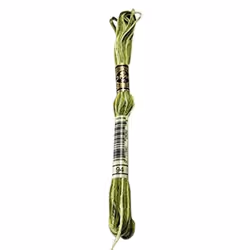 DMC 117-94 6 Strand Embroidery Cotton Floss  Variegated Khaki Green  8.7-Yard