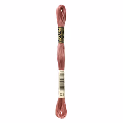 DMC Mouline floss/skein for sewing/embroidery - 8 metres - 223 - Shell Pink, Light