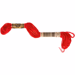 DMc 6-Strand Embroidery cotton Floss, christmas Red