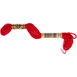 DMc 6-Strand Embroidery cotton Floss, christmas Red