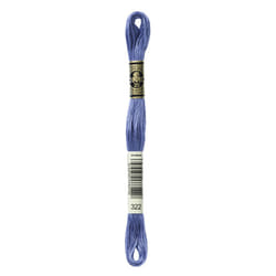 DMC Mouline floss/skein for sewing/embroidery - 8 metres - 322 - Baby Blue, Dark Dark
