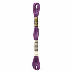 DMC Mouline floss/skein for sewing/embroidery - 8 metres - 327 - Violet, Dark Dark