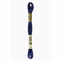 DMC Mouline floss/skein for sewing/embroidery - 8 metres - 336 - Navy Blue