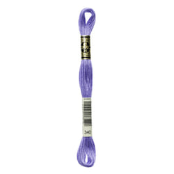 DMC Mouline floss/skein for sewing/embroidery - 8 metres - 340 - Blue Violet, Medium