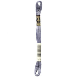DMc 6-Strand Embroidery cotton Floss  Dark Steel grey