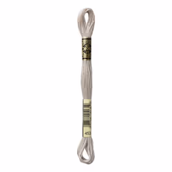 DMC Mouline floss/skein for sewing/embroidery - 8 metres - 453 - Shell Gray, Light