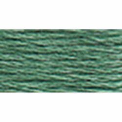 DMC 117-502 Six Stranded Cotton Embroidery Floss Blue Green 8.7-Yard