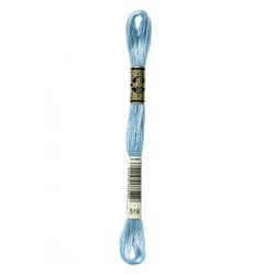 DMC Mouline floss/skein for sewing/embroidery - 8 metres - 519 - Sky Blue