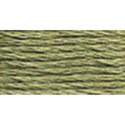 DMC 117-522 Six Stranded Cotton Embroidery Floss Fern Green 8.7-Yard