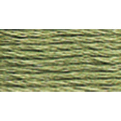 DMC 117-522 Six Stranded Cotton Embroidery Floss  Fern Green  8.7-Yard